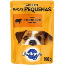 Sachê Pedigree Adulto Cordeiro Raças Pequenas 100g